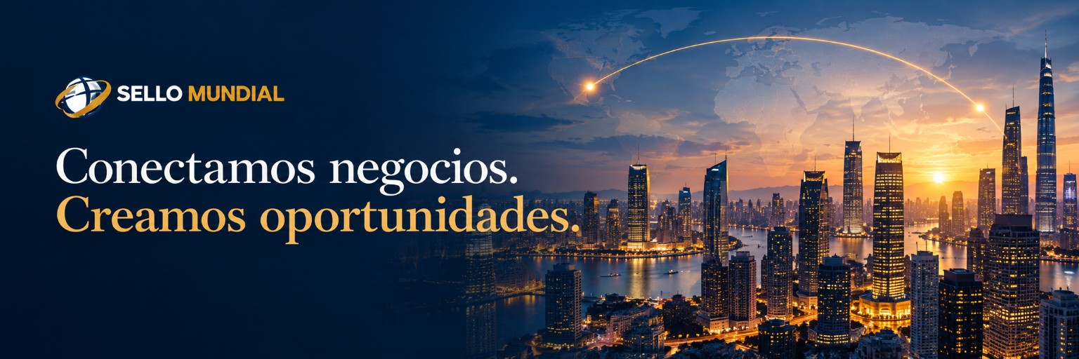 Sello Mundial: conectamos negocios, creamos oportunidades.